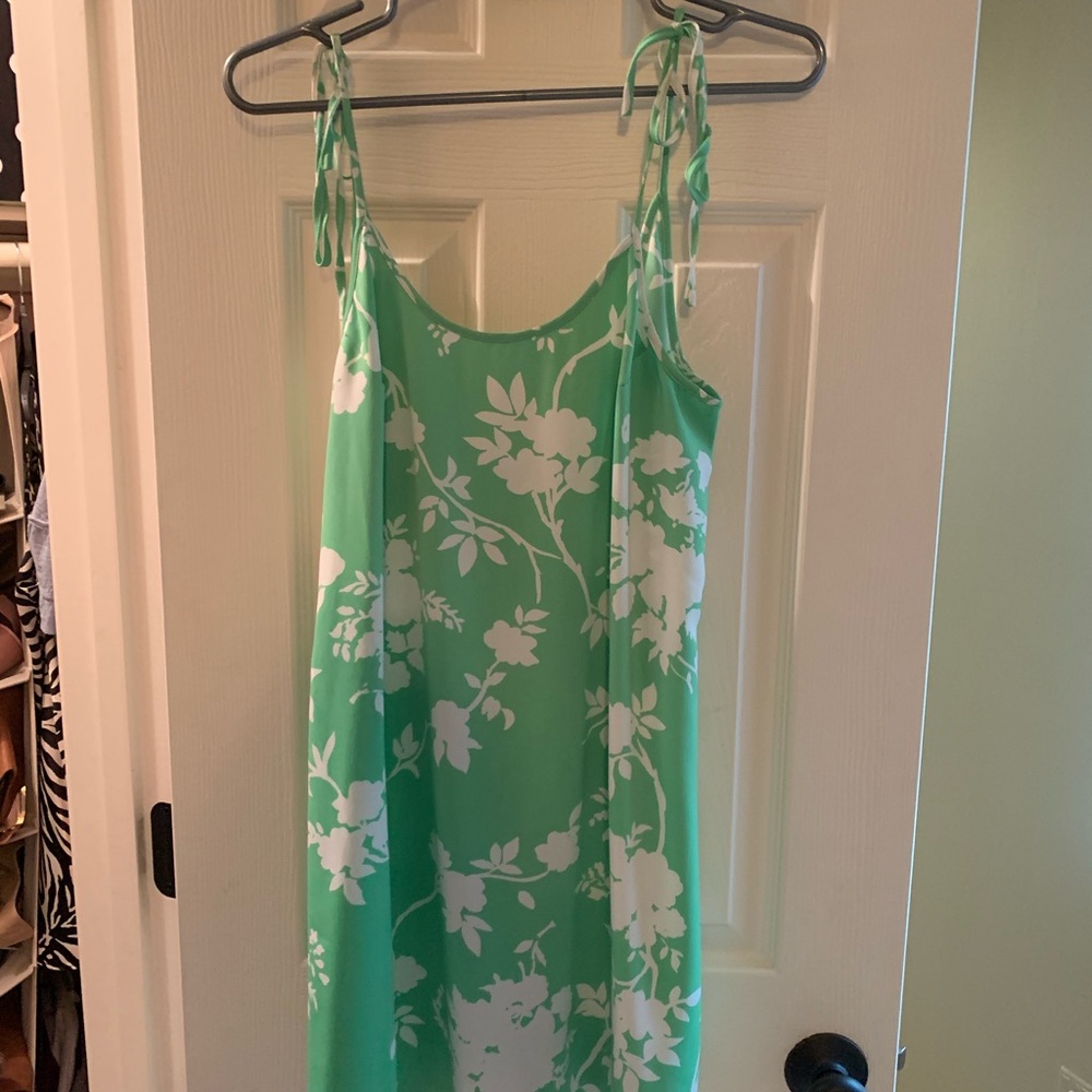 Urban outfitters green floral dress